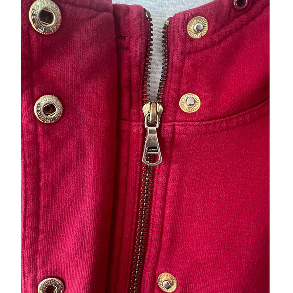 Lauren Jeans Co x Ralph Lauren Hooded Jacket, Zip/Snap Closure, Red/White size L - Picture 3 of 12